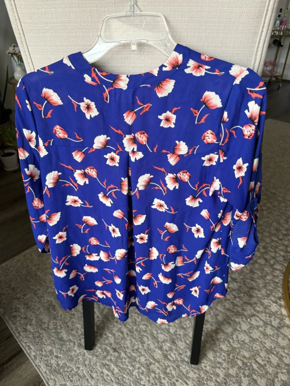 Spring Office Blouse Floral Bundle M Mixed Brands Fun2Fun Pleione Sienna Sky 5pc - Picture 9 of 14